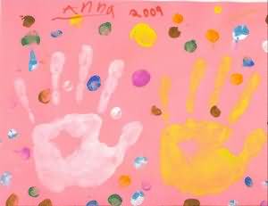 Anna's Handprints 2009