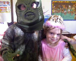 Swamp Monster Jake and Princess Trisha 