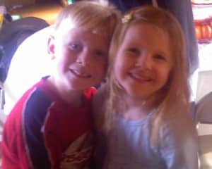Jake and his cousin Abby