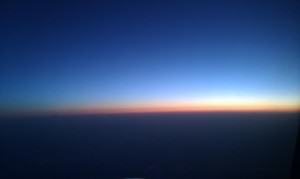 Sunrise, took it from a plane years ago