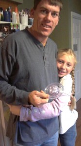 Anna and her daddy