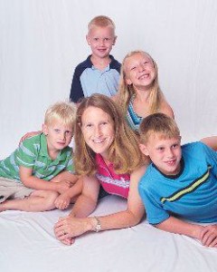 Me and my kids just a few years ago (I think 6)