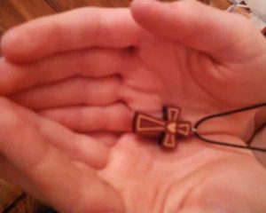 Jake's cross from his 1st Reconciliation
