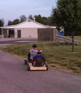 Ethan's Go Kart and Trailer