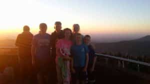 My family in the Smokey Mountains