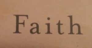 Faith helps